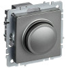 Светорегулятор СП BRITE пов-наж. 600Вт СС10-1-0-БрС сталь BR-D20-0600-K46