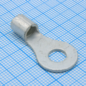 Наконечник кабельный ПМ 10-6, Наконечник кабельный кольцевой М6 под пайку или опрессовку проводов сечением до 10 мм2