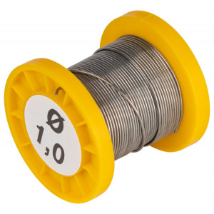 Припой с канифолью для пайки ПОС 61 трубка 1.0 мм, катушка 50 гр Б0061082