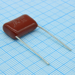JFB02G334K150000B, Конденсатор металлоплёночный полиэтилентерефталатный 0.33мкФ 400В ±10%