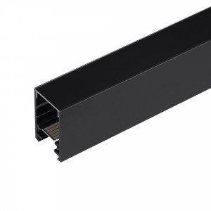 Трек MAG-TRACK-2538-1000 (BK, 5LN) 045997, Подвесной, накладной магнитный трек, длина 1000 мм. DC24V, позволяет диммировать светильники по протоколу DALI. Материал алюминий, цвет черный. Две заглушки в комплекте. Размер ДxШxВ: 1003x25x38 мм. Размер (с учетом заглушек). Аксессуары для подвесного мо