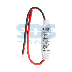 LED мини диммер радио 72/144 W, 3 кнопки,12 V/24 V 143-105-1