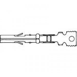 641294-1 (MOUSER REEL), Проводные клеммы и зажимы 26-18G SOCKET TERM Reel of 1000
