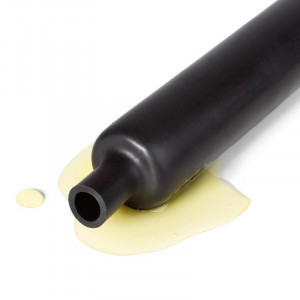 Трубка термоусадочная ТТ-ГСМ-19.1/9.5 черн, Маслобензостойкая термоусадочная трубка с коэффициентом усадки 2:1, поставка в рулоне