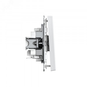 ARTGALLERY 1-клавишный ВЫКЛЮЧАТЕЛЬ КНОПОЧНЫЙ, механизм, быстрозажимные клеммы, БЕЛЫЙ GAL000115S