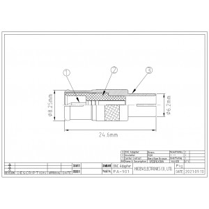 PA-901, Переходник BNC для пассивных пробников. Позволяет подключать пассивный пробник-делитель к приборам с коннекторами типа BNC.Совместим с пассивными пробниками с диаметром щупа 5 мм