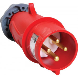 Вилка эл. каб. 32А 3P+PE 380В IP44 MAGNUM ССИ-024 PSN02-032-4