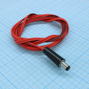 SZC-0027B / 5.5*2.5MM 1M, Разъём питания штырьковый SZC-0027b/5.5*2.5 мм 1m, на проводе