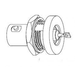 031-4237-1000, РЧ соединители / Коаксиальные соединители BNC(F) REAR MNT HERMETIC RECPT