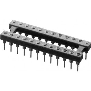 06-3518-10T, Установочные панели для ИС и компонентов OPEN FRAME COLLET SOLDER TAIL 6 PINS