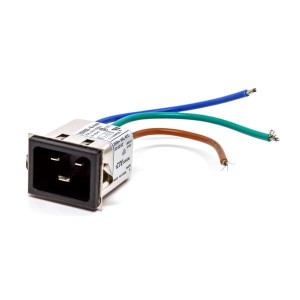 20SRBS8-W, Модули подачи электропитания переменного тока 20A, Snap-In Wire Leads, W