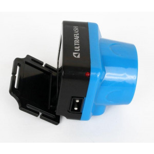 Фонарь аккумуляторный налобный LED5374 LED 1 режим 220В пластик. голуб. (бокс) 12427