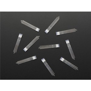 2739, Принадлежности Adafruit  Diffused Rectangular 5mm RGB LEDs - Pack of 10