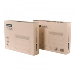 Конвектор электрический с механическим термостатом 15кВт Х-нагревательный элемент ножки Rexant 60-0116