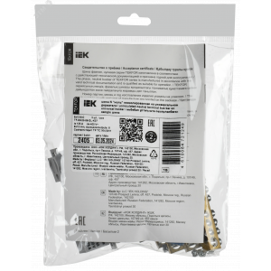 TEKFOR Шина N ноль неизолированная на универсальном держателе 8х12-8-С IEK TF-NN20-08-DL-K07