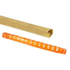 Кабель-канал 12х12 желтая сосна 3D (140м) SQ0402-0601