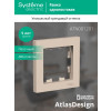Рамка 1-пост. AtlasDesign песочн. SE ATN001201