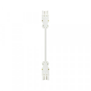 Кабельная сборка GST18i3 K1BS 15 20SW, Кабельная сборка, оконеченная вилочным разъемом GST18i3, и розеточным разъемом GST18i3, 3 полюса, длина кабеля: 2 метра, сечение жил кабеля: 3х1,5 мм.кв., номинальное напряжение: 250V, номинальный ток: 16А, цвет разъема: белый, цвет кабеля: белый