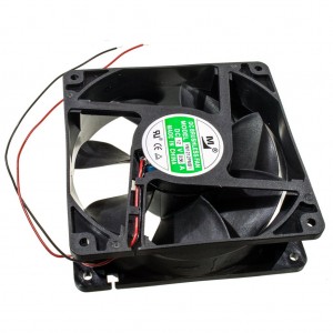 Y-Y12038H12B, Вентилятор 12В DC, 3000об/мин., 3.4м3/мин, 120х120х38мм, подшипник качения, тип вывода - провод (аналог JF1238B1H)