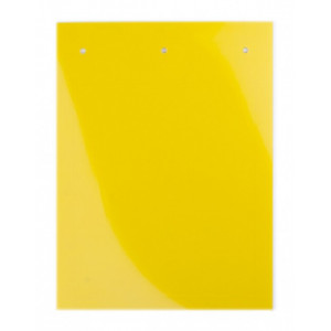 Табличка полужесткая для маркировки оболочек. Клейкое основание. ПВХ. Желтая TASE4090AY