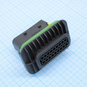 CKK7189BA-1.5-11B, Корпус штыревого разъема на кабель