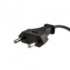 Шнур сетевой 1.8м 2x0.5кв.мм 11-1101
