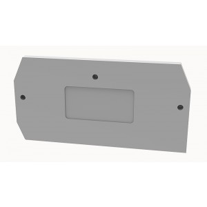 Торцевая крышка D-WS2.5-01P-11, Торцевая крышка, для клемм WS2.5..., цвет: серый