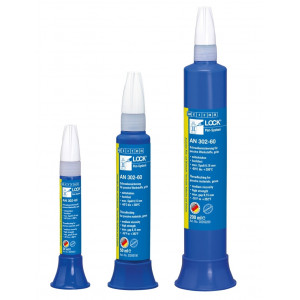 wcn30260020, 10016436 WEICONLOCK AN 302-60 Фиксатор резьбы (20 мл) высокой силы фиксации, средней вязкости, для пассивных