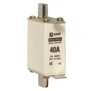 Вставка плавкая ППН-33 100/40А габарит 00C PROxima fus-33/100/40