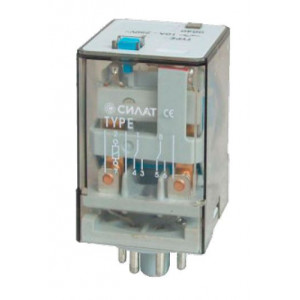 Промежуточное реле, без колодки PR081, Промежуточное реле, 2 группы переключающих контактов, контактная емкость: 10A/220VAC 10A/28VDC, номинальное напряжение катушки: 6…240VAC 6…125VDC, тип колодки SR08