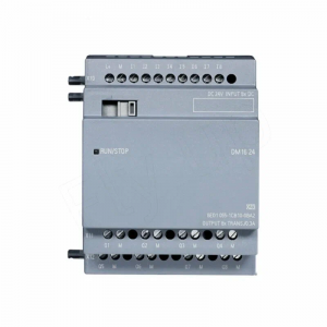 Модуль расширения  6ED1055-1NB10-0BA2, LOGO! DM16 24R, МОДУЛЬ РАСШИРЕНИЯ, НАПРЯЖЕНИЕ ПИТАНИЯ/ВХОДОВ/ВЫХОДОВ: =24 В/=24 В/РЕЛЕ, 8 DI/8 DO, ШИРИНА 4TE, ДЛЯ LOGO! 8