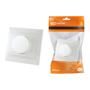 Светорегулятор поворотный RL 600 Вт белый "Таймыр" SQ1814-0024