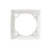 ДУЭТ 1-постовая РАМКА, БЕЛЫЙ C3(2) WDE000101
