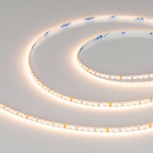 Лента MICROLED-M182-4mm 24V Warm2700 (10 W/m, IP20, 2216, 5m) 037815, Светодиодная лента MICROLED-M182, открытая IP20. Светодиоды 2216, 182 шт/м (910 шт на 5 м), белая плата 4 мм, скотч 3M. Цвет ТЁПЛЫЙ 2700 K , цветопередача CRI>90 , угол 120°. Питание 24 В, мощность 10 Вт/м (50 Вт на 5 м). Размеры 5000x4x1.6 мм. Мин.отрезо