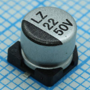 CK035M220E5APKKKV00R, Конденсатор электролитический для поверхностного монтажа 35В 22мкФ ±20% (6.3х5.4мм) 105°C