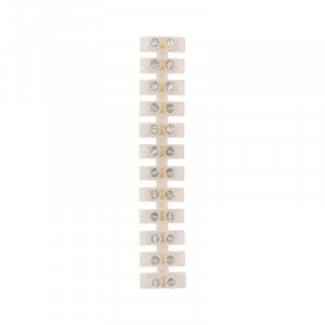 Клеммная колодка винтовая КВ-4 (1,5-4мм) 07-5004, 3 A, пoлиэтилен белый (ЗВИ)