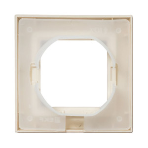 1 - местная рамка, IP44, кремовая, пластик Эпика EKF UP1-FPI-01-44