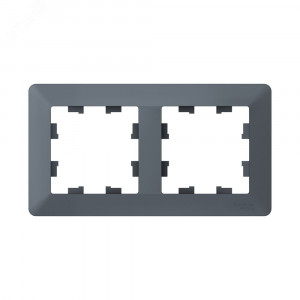 ATLASDESIGN AIR 2-постовая РАМКА, ГРИФЕЛЬ/дымчатый черный ATN220702