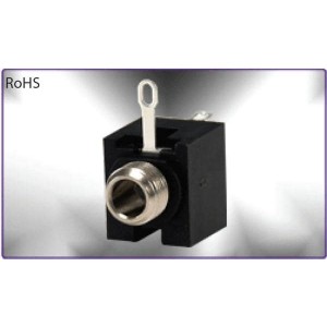 STPX-3501-3C-1, Телефонные разъемы 3.5mm 3P STEREO JACK PNL MNTTHREADED