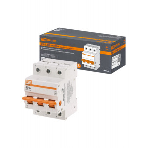 Выключатель нагрузки (мини-рубильник) ВН-32 3P 40A Home Use SQ0211-0125