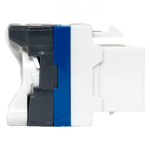 Модуль Keystone TERACOM CS Cat.5E неэкранированный 110 IDC 180 градусов самозажимной (Toolless) серый TRCS-KSTN-RT180-5EUTP-GY