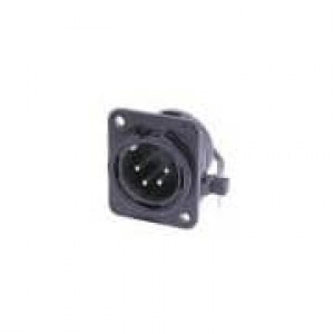 NC4MDM3-H-BAG, Разъемы XLR 4 PIN RT ANGLE RCPT