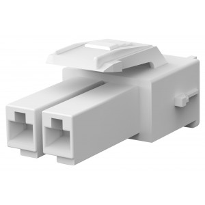 2005247-1, Корпус разъема вилка 2 контакт(-ов) 3.96мм прямой монтаж на кабель пакет