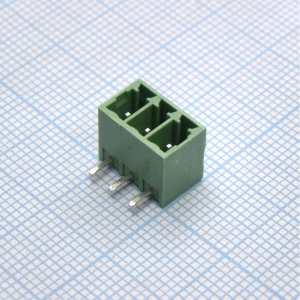 15EDGRC-3.5-03P-14-00A(H), Разъемный клеммный блок на плату, 3 контакта. Серия 15EDGRC-3.5