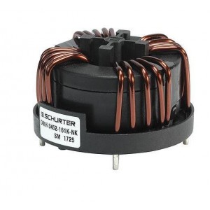 3-108-426, Common Mode Filters / Chokes High Current Choke, 3-phase neutral line, 10 A, 500/760 VAC/VDC, 4x5.0mH, 7 mO,