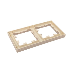 2 - местная рамка, кремовая, пластик Эпика EKF UP1-FPI-02