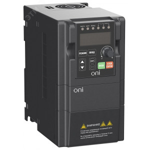 Преобразователь частоты A150 380В 3Ф 1,5кВт 5А со встроенным тормозным модулем A150-33-15NT