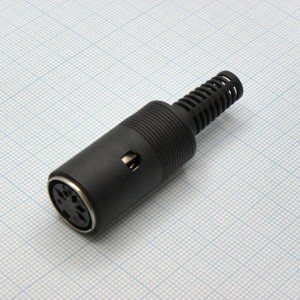 Разъем DIN5 гн каб., разъем для АС