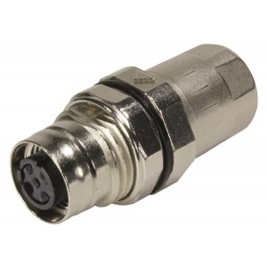 21038812425, Цилиндрические метрические разъемы PFT Slim design fml D-coded