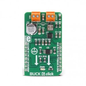 MIKROE-2957, Средства разработки интегральных схем (ИС) управления питанием Buck 6 click
